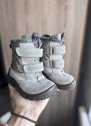 Зимові дитячі черевики фірми ecco устілка 14 см 22 розмір