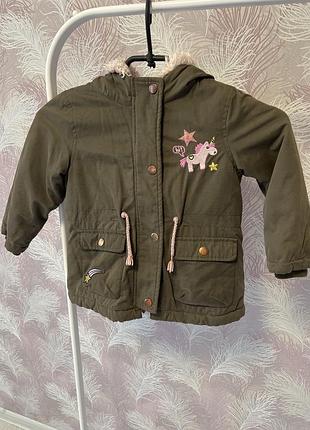 Куртка парка для дівчинки демі