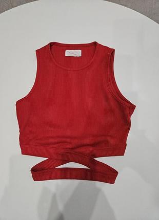 Кроп топ в рубчик