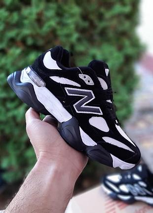 ❄️ жіночі кросівки new balance 9060 чорні з білим ❄️