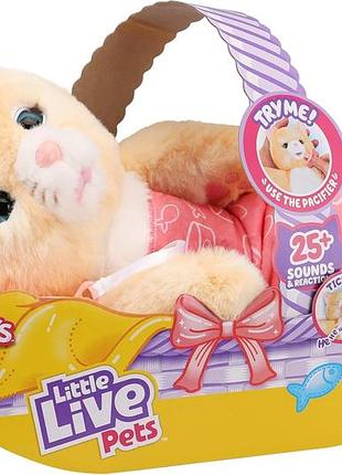 Little live pets интерактивная кошка обнимашка 26492 cozy dozys ginger the pet cat