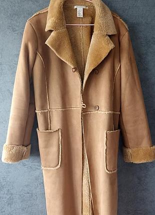 Пальто дублянка штучна