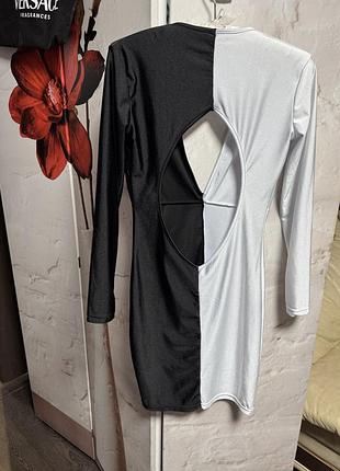 Брендова блискуча еластична сексі сукня