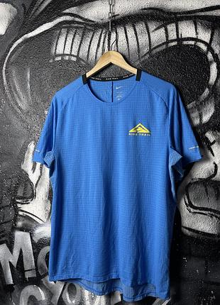 Чоловіча спортивна футболка nike trail dri-fit розмір l оригінал