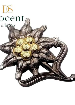 Значок дивизии "эдельвейс" вермахта – историческим военный символ для коллекционеров