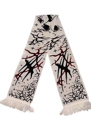 Известный дизайн от блогера - аниме шарф в стиле абстракции - стильный выбор для фанатов!