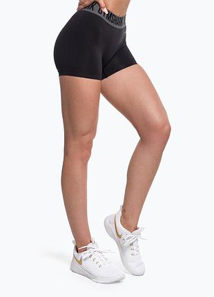 Gymshark fit black шорты для тренировок спорта