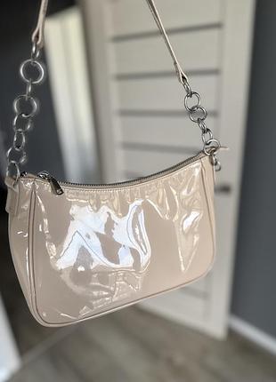 Бежева сумочка h&m
