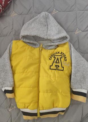 Куртка для младенцев мальчиков на 3-4 мес.