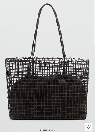 Сумка плетена mango