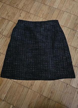 Твидовая юбка мини осень/зима, женская s.oliver