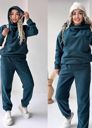 Костюм теплий флісовий оверсайз