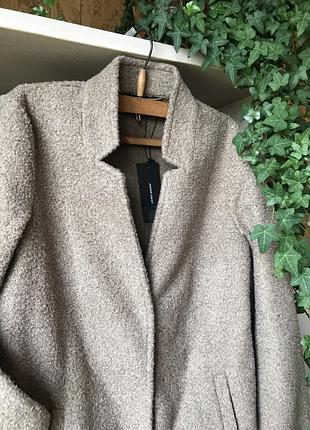 Жакет пальто vero moda молочний шоколад м