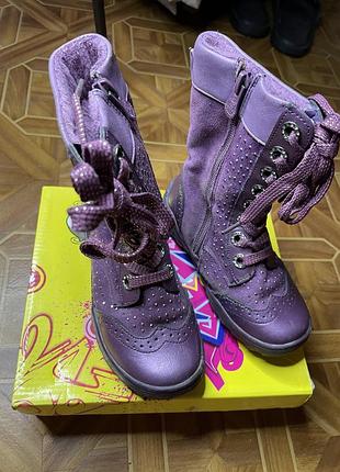 Чобітки на дівчинку шалунішка 27 розмір