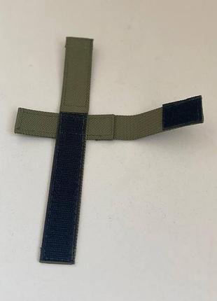 Тримач метелик для кріплення турнікету на липучці олива