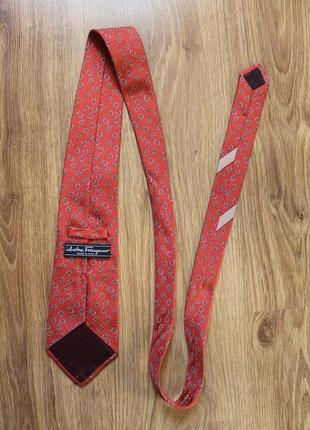 Краватка шовкова salvatore ferragamo1 фото