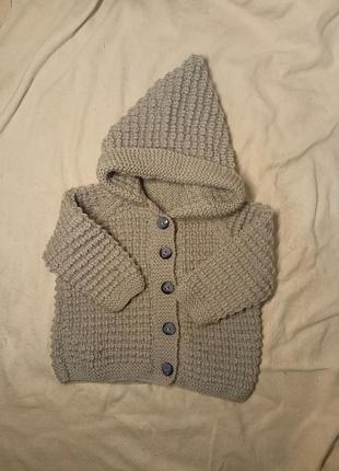 Кофточка и шапочка 56-62 размер 2