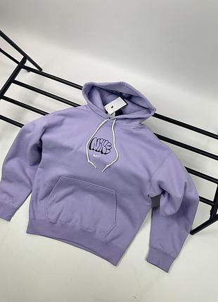 Худі унісекс худі nike solo swoosh graffiti violet оригінал