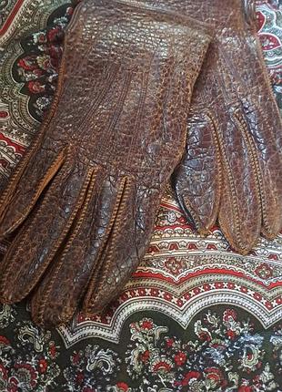 Кожаные перчатки мягкие качественные размер 9