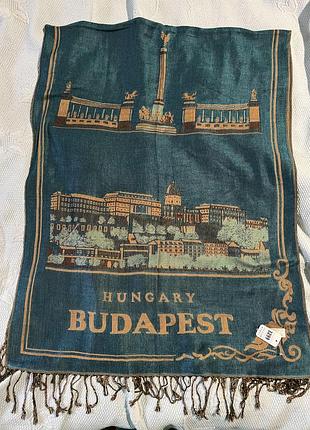 Новий палантін/шарф з шовку та пашміни.