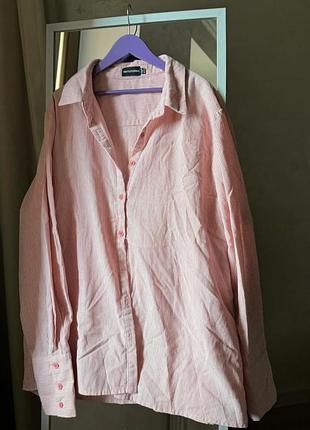 Сорочка в полоску тканина плотна