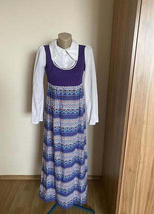 Вінтажна максі сукня 🇬🇧