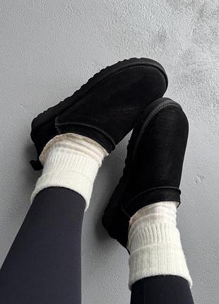 Уггі угги ugg classic micro boot black
