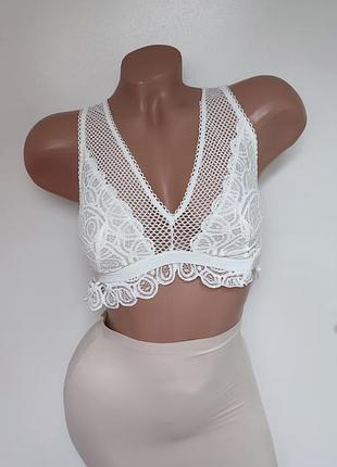 Кремовый топ бралет.