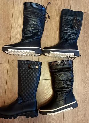Сапожки зимние р.34-37, новые