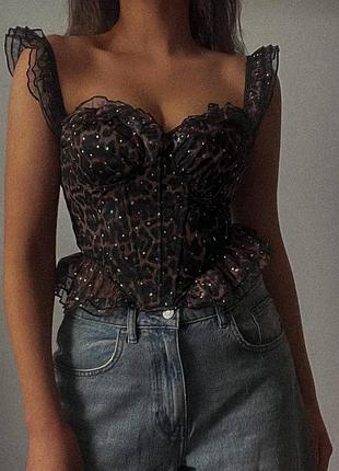 Жіночий топ з камінцями