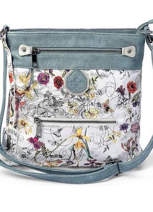 Rieker сумка кросбоді квітковий принт/13114/