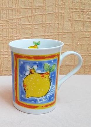 Чашка "лимон "з полекшиної кераміки.