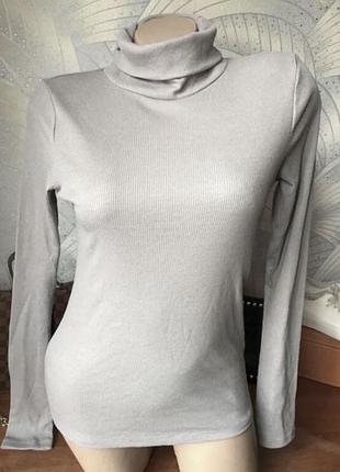 Водолазка гольф в рубчик