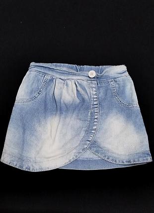 Юбка джинсовая  98-104р 6822