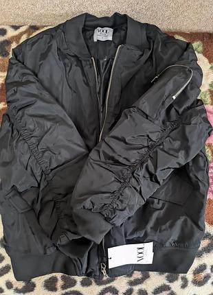 Женская куртка vool style 🇹🇷 черный бомпер