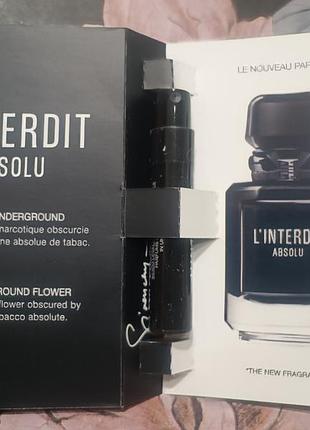 Givenchy l'interdit absolu парфумована вода пробник
