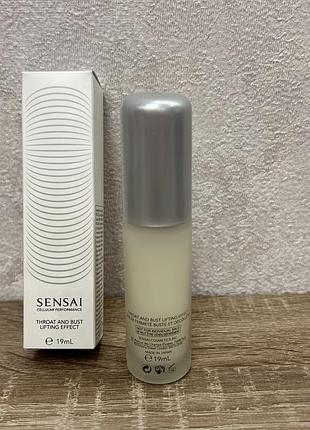 Крем sensai throat and bust lifting effect для шиї та грудей з ліфтинг ефектом 19мл