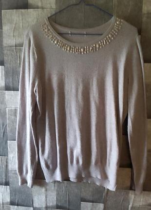 Кофточка на осень-зима.очень приятная к телу.без дефектов.р.46-48.