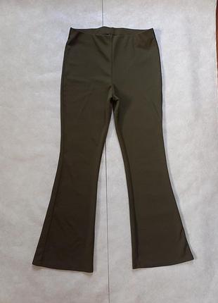 Брендовые штаны леггинсы клеш с высокой талией h&m, 14 размер.