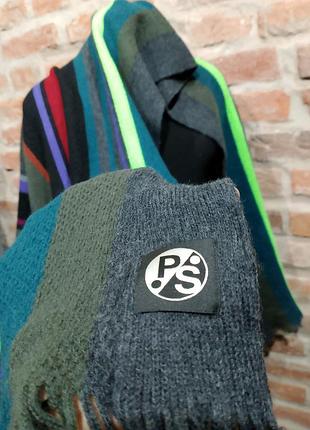 Большой шерстяной шарф paul smith