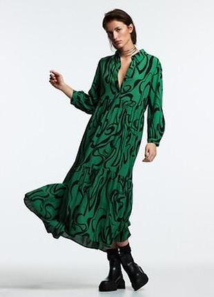 Платье zara, 100% вискоза