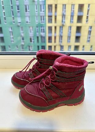 Демісезонні термо черевики tentex для дівчинки