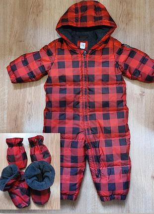 Зимний комбинезон gap с варижками и пинетками