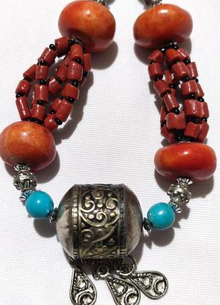 Етнічне вінтажне берберське мороканське намисто/13117/