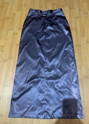 Атласна довга спідниця jp collection