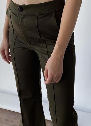 Брюки massimo dutti хакі