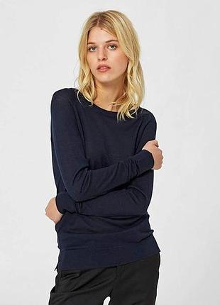Лонгслив с 💯 шерсти мерино selected femme, s