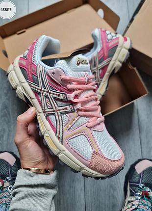 Жіночі кросівки asics gel kahana 8 white pink
