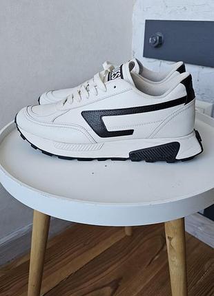 Мужские белые кроссовки s-tyche d sneakers diesel 43 y03345 pr003