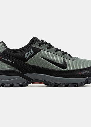 Кроссовки мужские утепленные nike rivah gore-tex termo green black термо